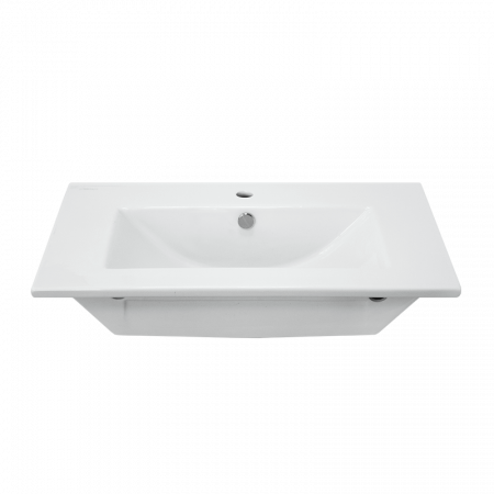 Раковина подвесная 75см Sanita Luxe Quadro QDR75SLWB01 белый